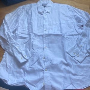 White Kirkland Signature Dress Shirt - 17